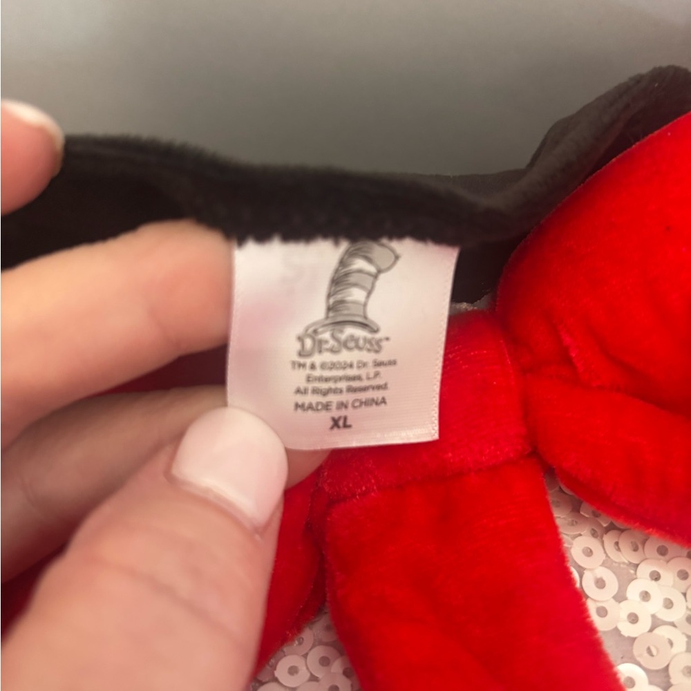 Dr. Seuss Cat in the Hat Womens Black Dress Costume Brand New - Picture 5 of 7